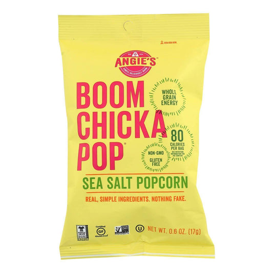 Angie's Boomchickapop Sea Salt Popcorn - 80 Calorie Snack - NOGA FOOD SNACKS